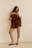 SAMPLE-Hazel Shorts - Chocolate