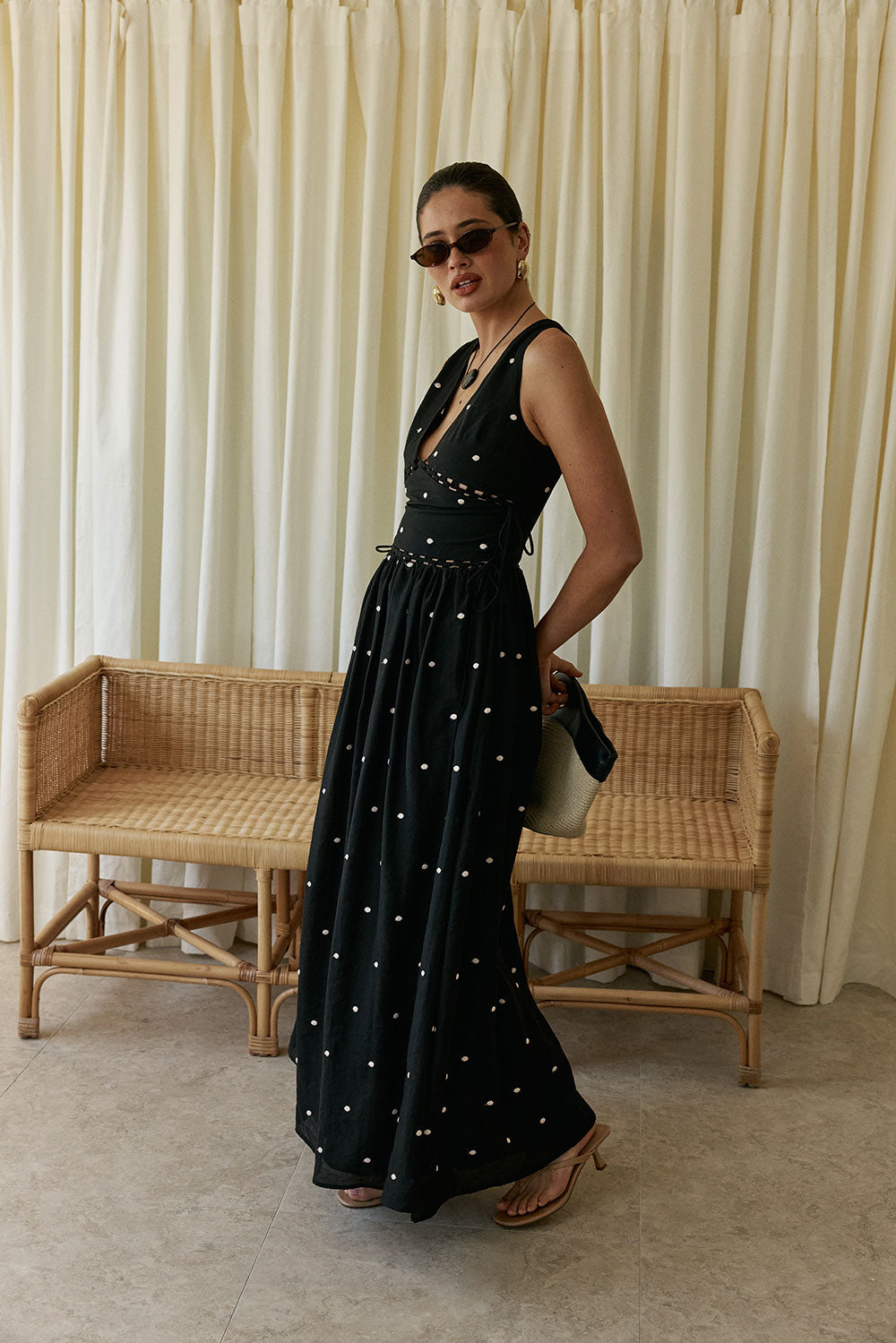 Franci Dress - Midnight Speck