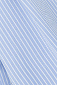 Blue High Waist Drawstring Pocket Brielle Pants