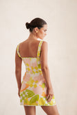 SAMPLE-Tyler Dress - Checker Floral
