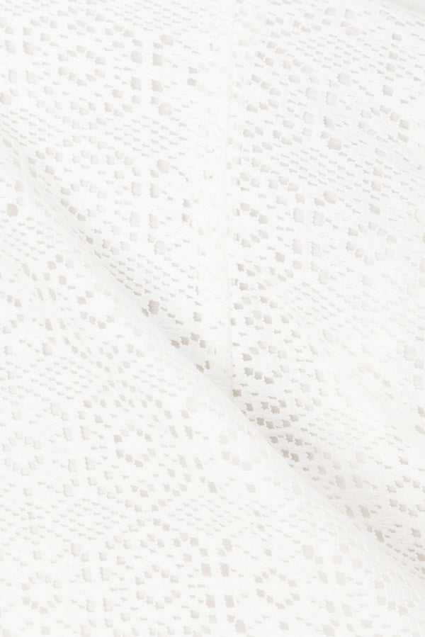 White Short Sleeve Wrap Mini Eliza Dress