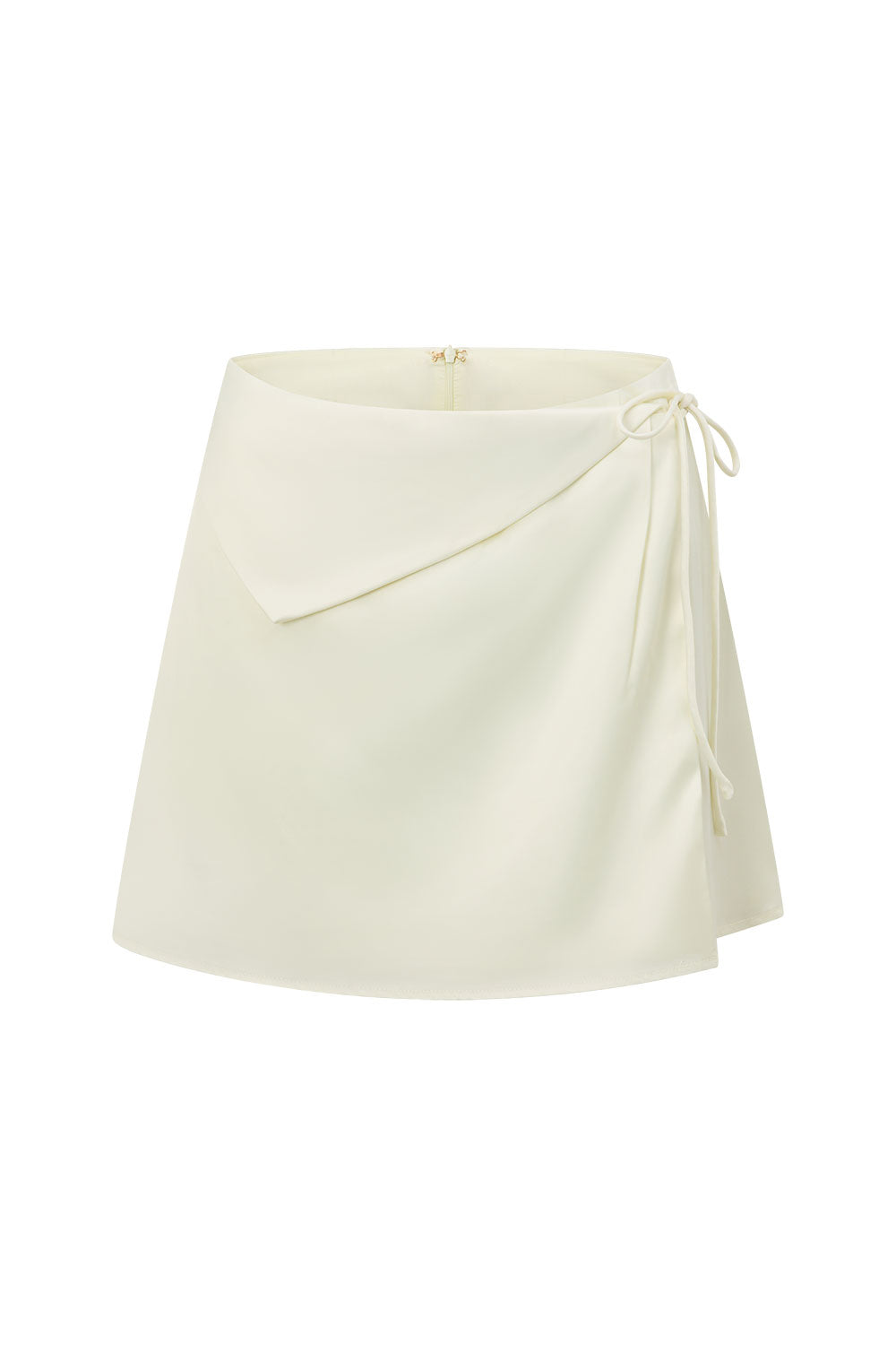 Off White Suiting Wrap Mini Dusk Skirt
