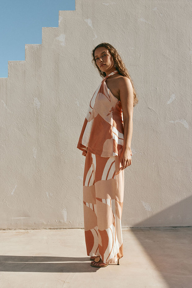 Victoria Top - Peach Solanto