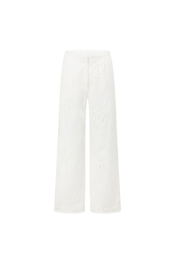 SAMPLE-Nissi Pants - Corallo Bianca