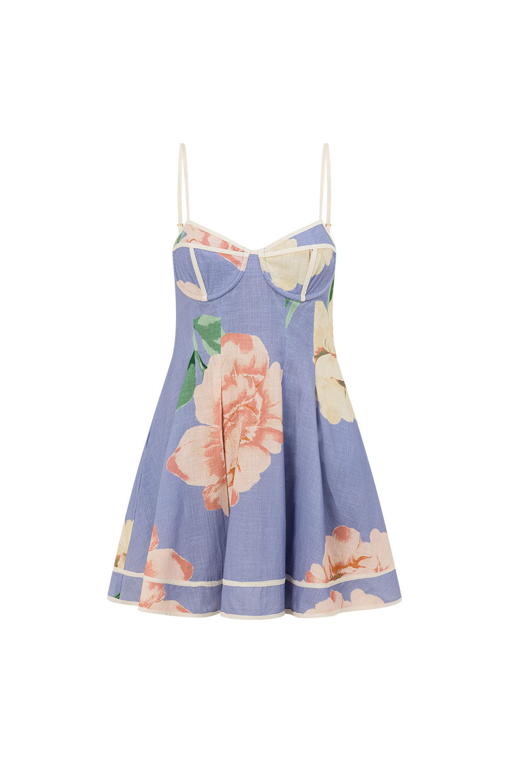 Anais Dress - Fiori Blue