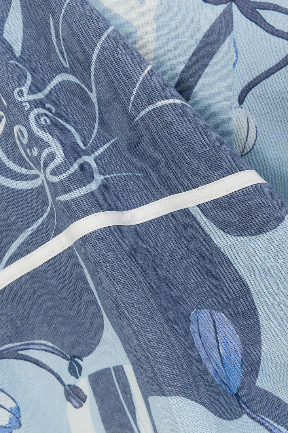 Blue Bouquet Blu Print Maxi Alista Dress