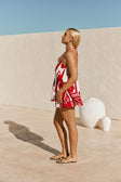SAMPLE-Tamsin Dress - Red Voyage