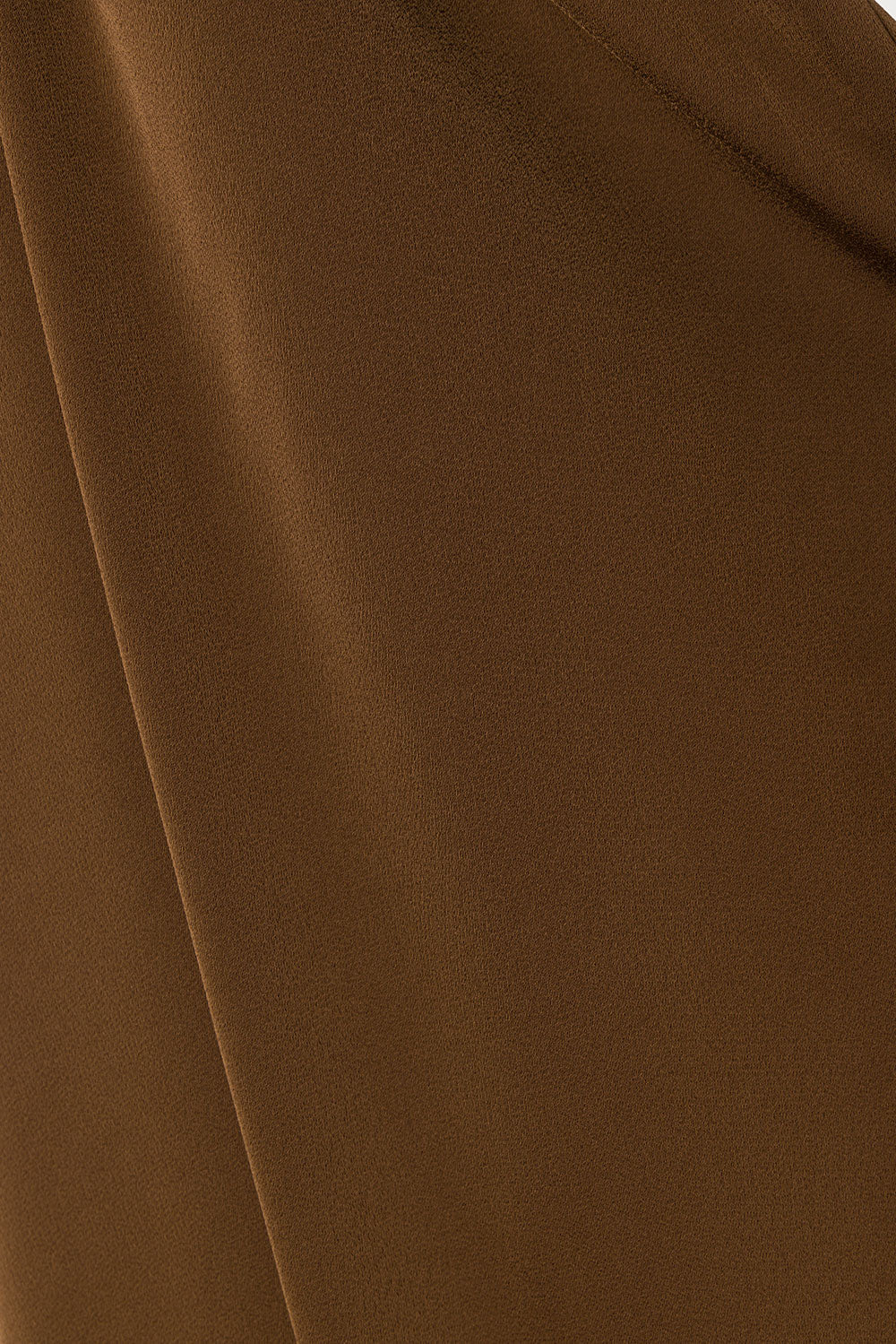 Bailen Elasticated Tie Pants - Brown