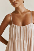 Teresia Adjustable Thin Strap Playsuit - Tan