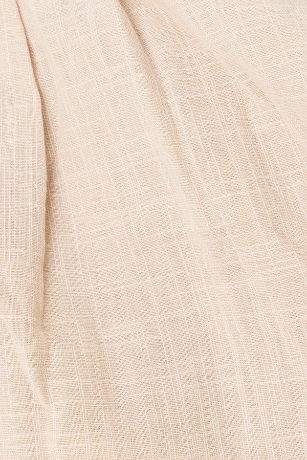 Taupe Strapless Tie Mini Juliet Dress