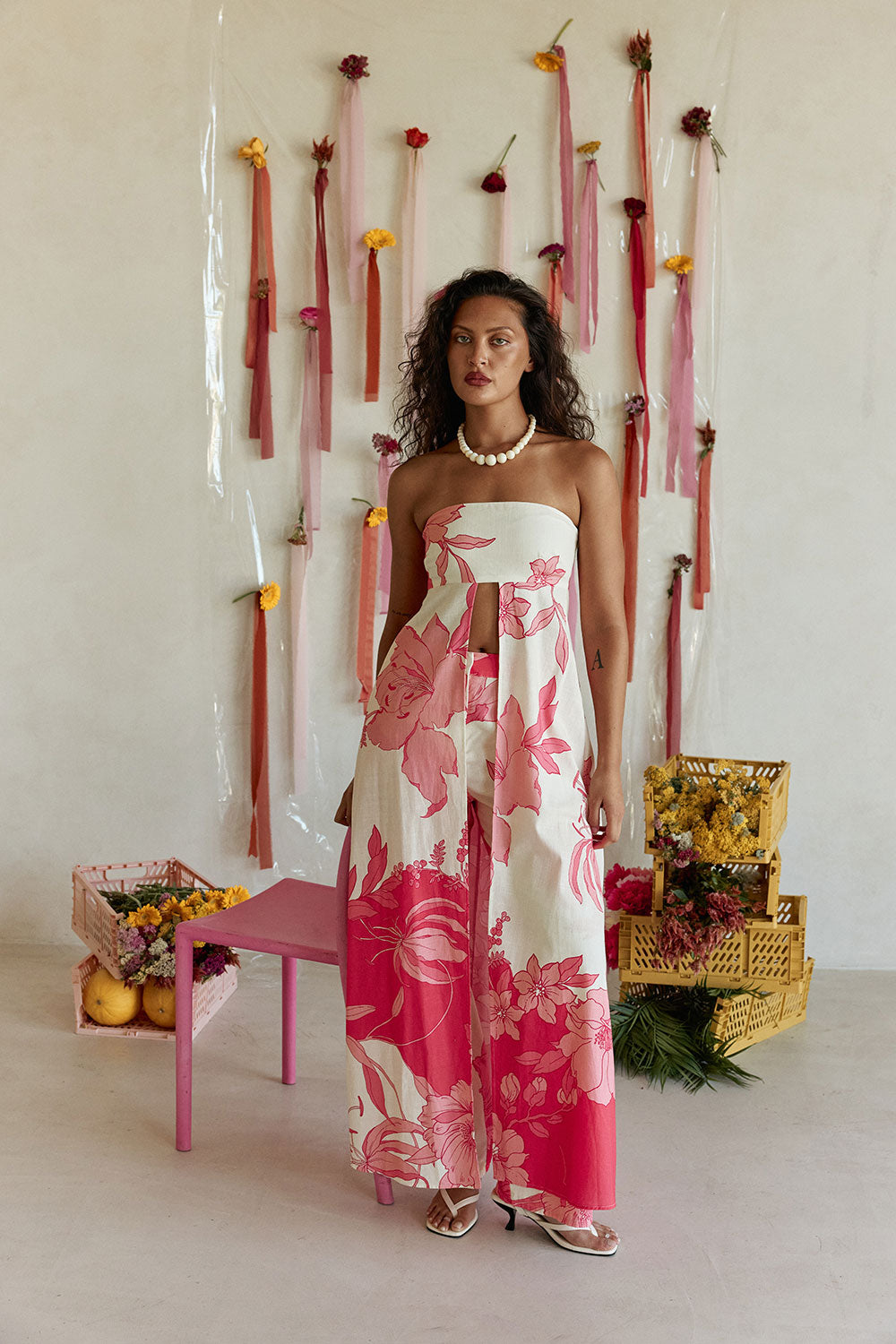 Lulu Pants - Flora Sunset