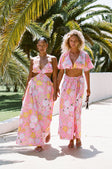 Naya Wrap Maxi Skirt - Pink