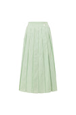 Dien Wrap Midi Skirt - Green