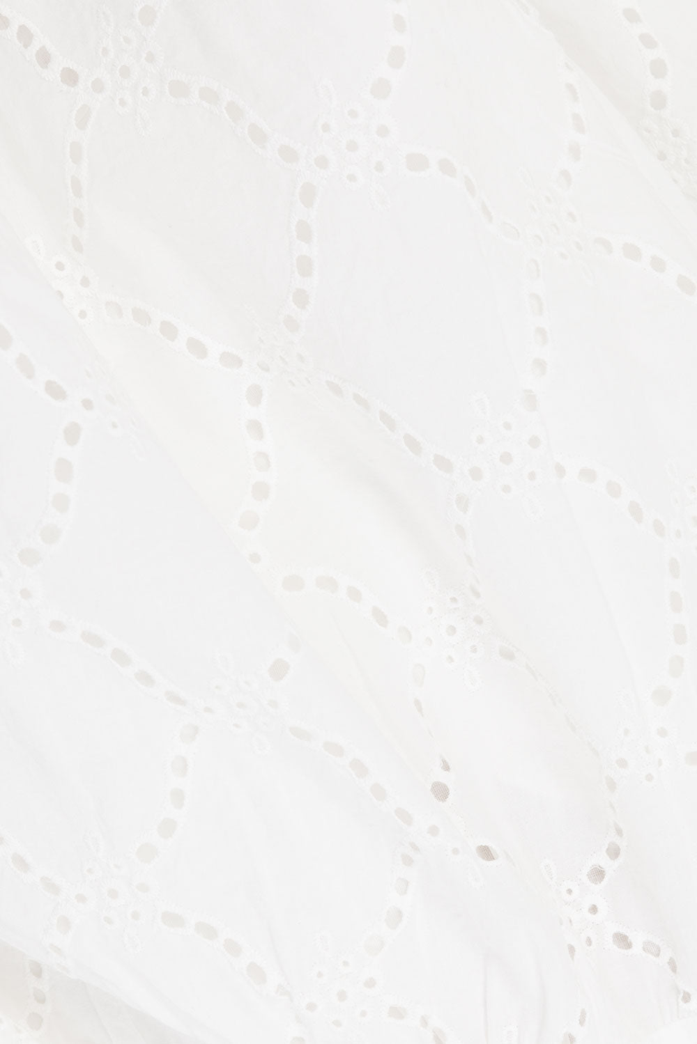 Naima Long Sleeve Button Up Embroidered Mini Corset Dress - White