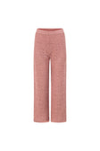 Blush Pink Crochet Knit Umiko Pants