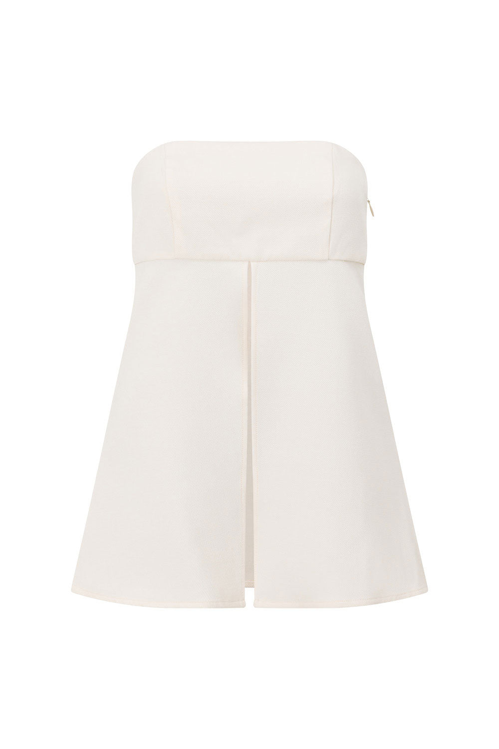 Aila Strapless Split Top - Cream