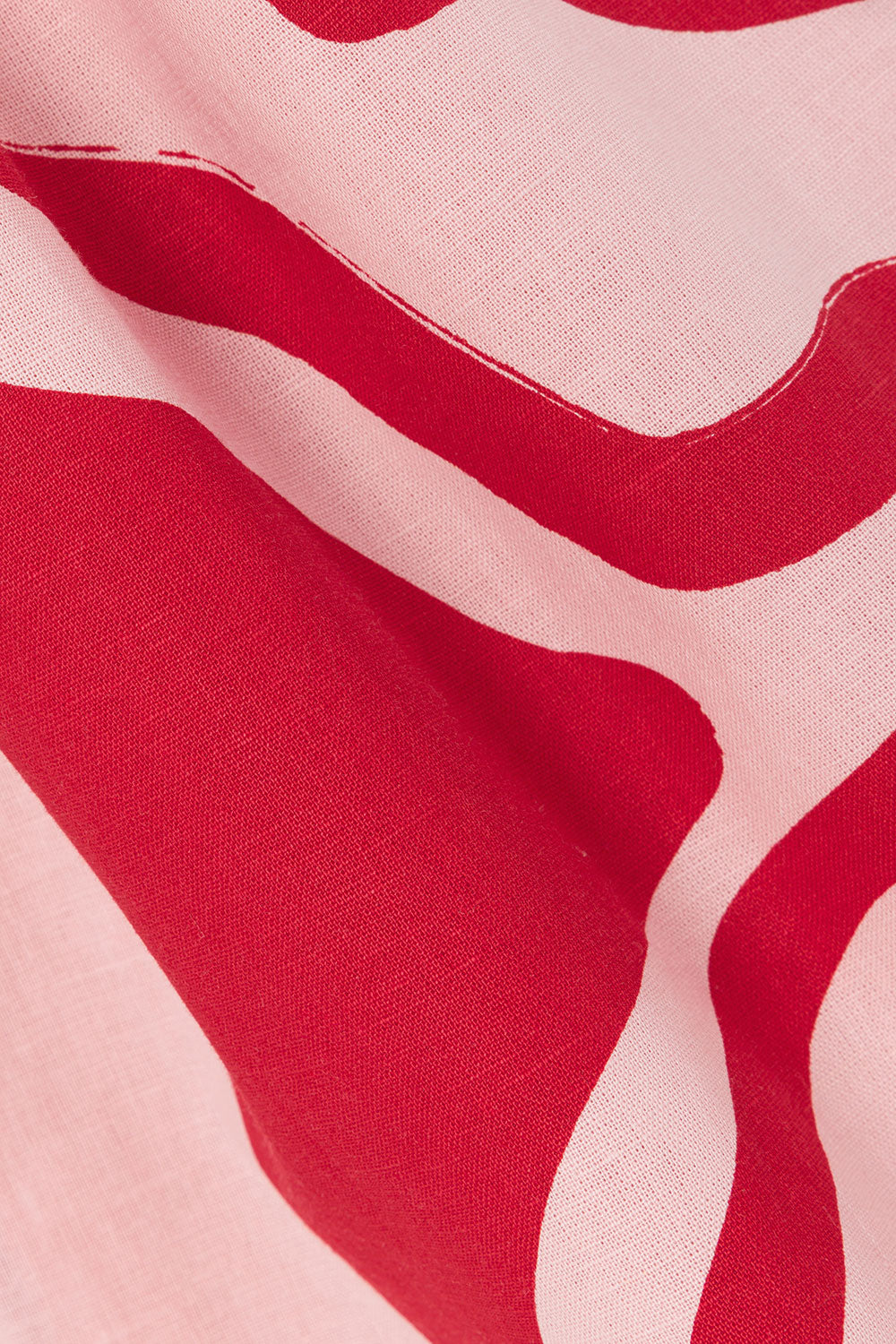 Red and Pink Darling Floral Print Drawstring Enya Pants