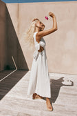 Aurelia Cutout Maxi Dress - White