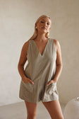 SAMPLE-Coda Playsuit - Khaki
