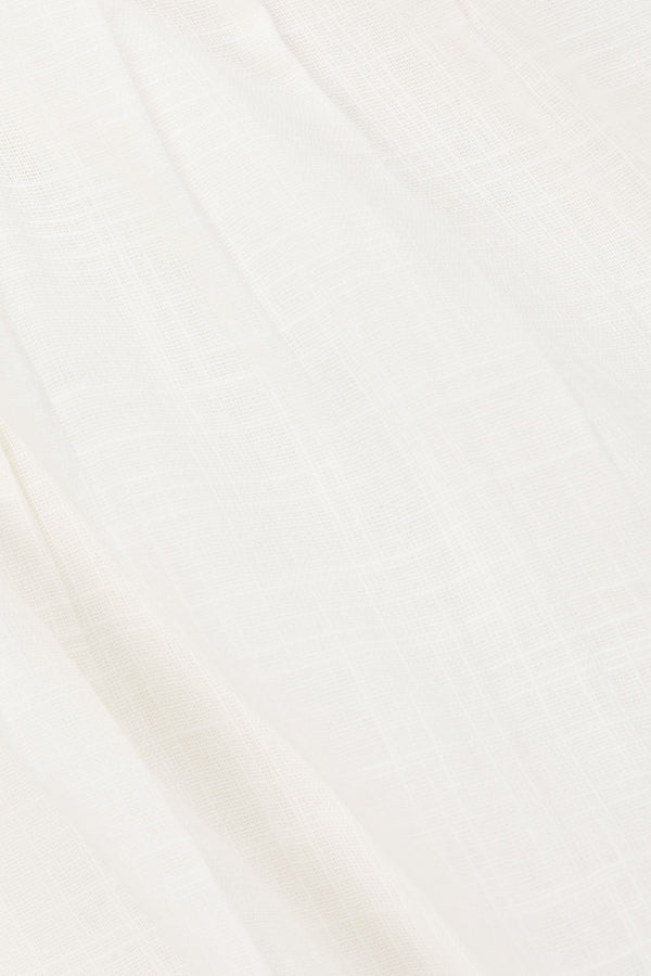 White Cotton Tie Gaia Top