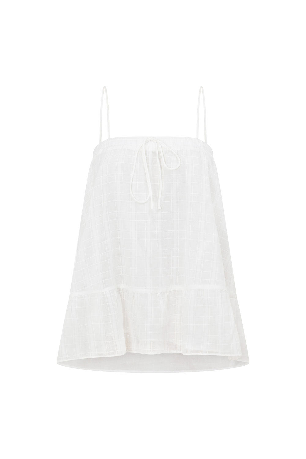 SAMPLE-Hazel Top - White