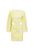 SAMPLE-Banks Shirred Dress - Solstice Floral