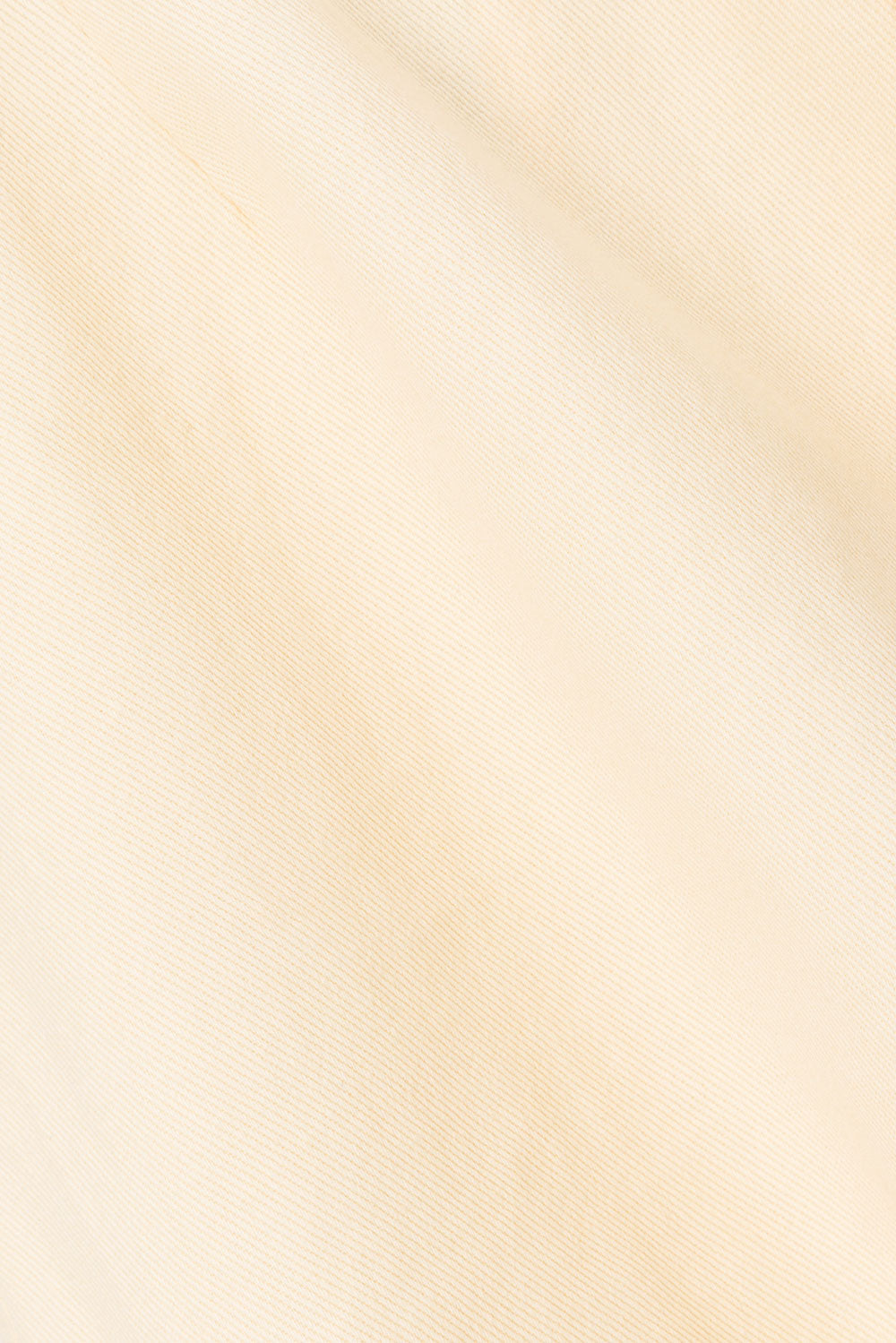 Cream Denim A-Line Bow Mini Kapri Dress