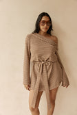 Cabana Dress - Tan Stripe