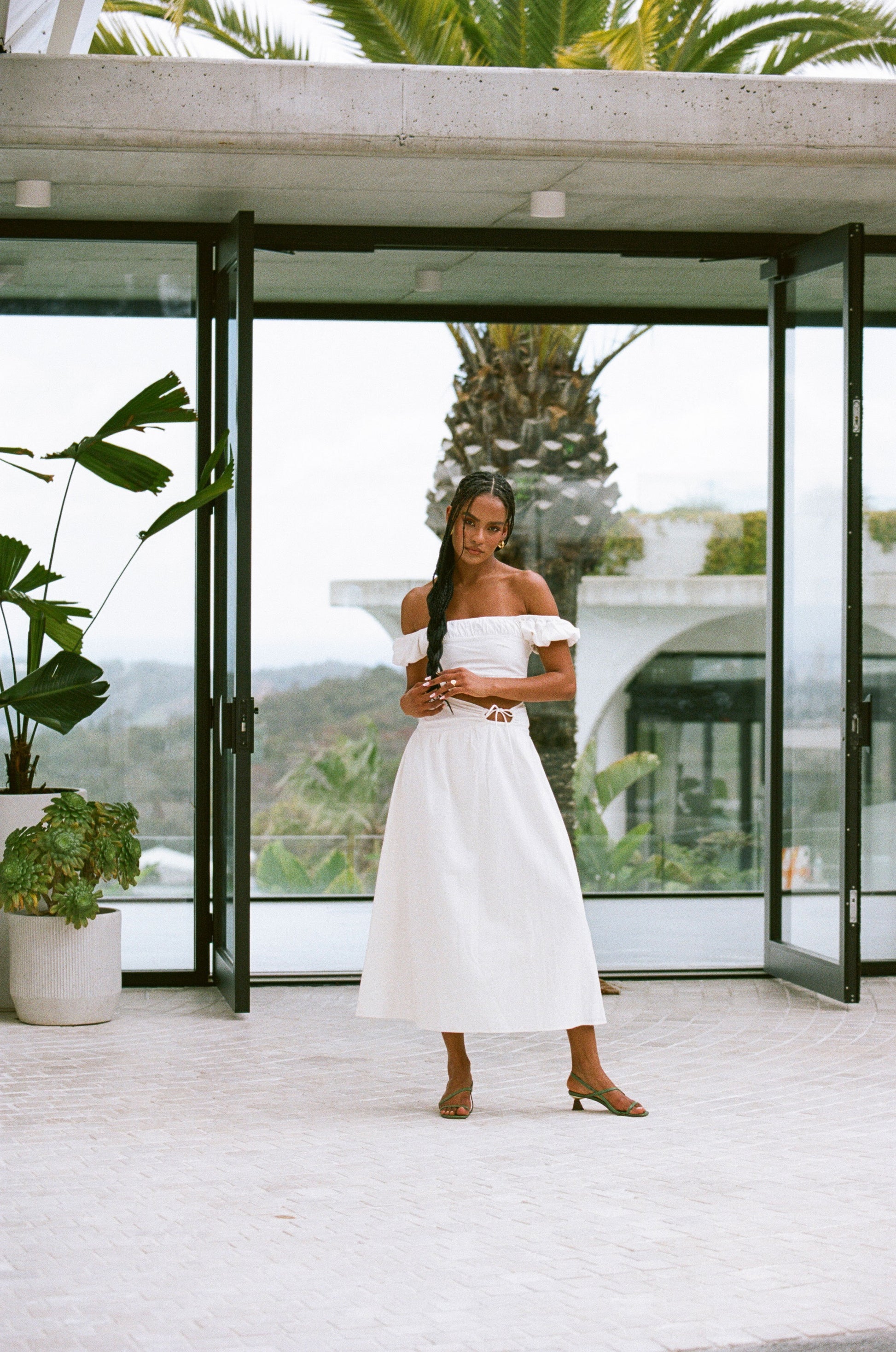 SAMPLE-Dahana Midi Skirt