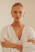 Twirl Shell Necklace - Gold
