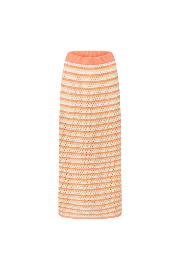 Erin Knit Skirt - Orange