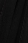 Black Button Slit Maxi Indi Skirt