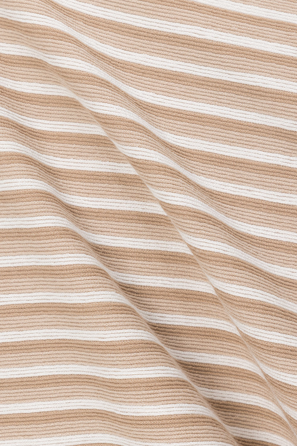 Tan Textured Short Sleeve Button Detail Rhi Top