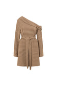 Cabana Dress - Tan Stripe