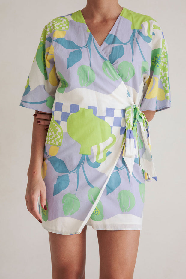 SAMPLE-Scarlett Wrap Dress - Dolce Verde