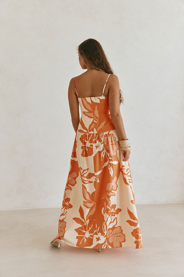 Samia Dress - Sunset Botanica