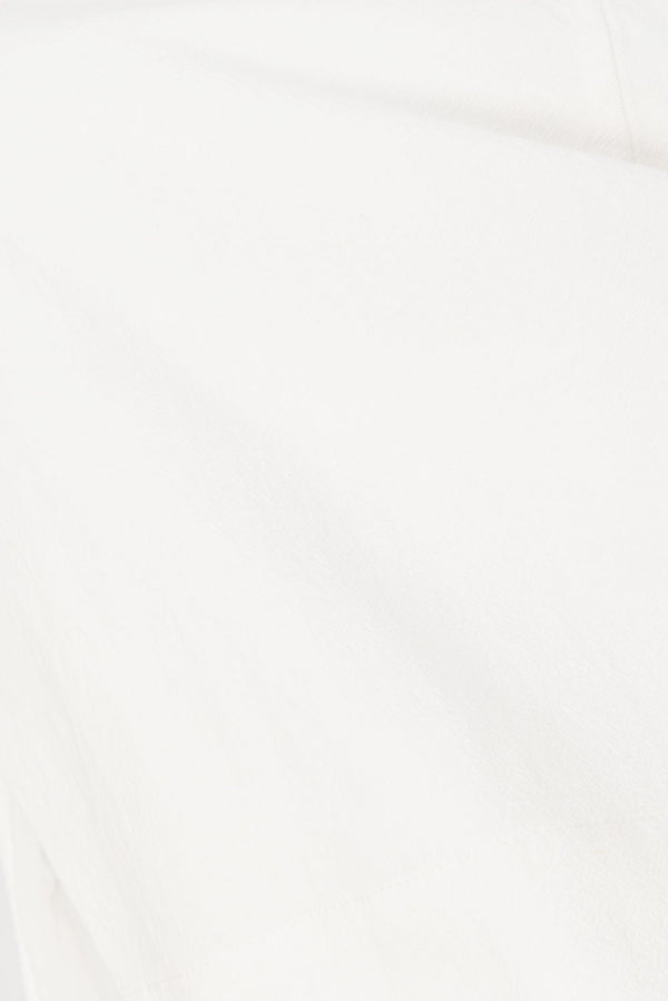 White Front Tie Overlay Mini Liliana Dress