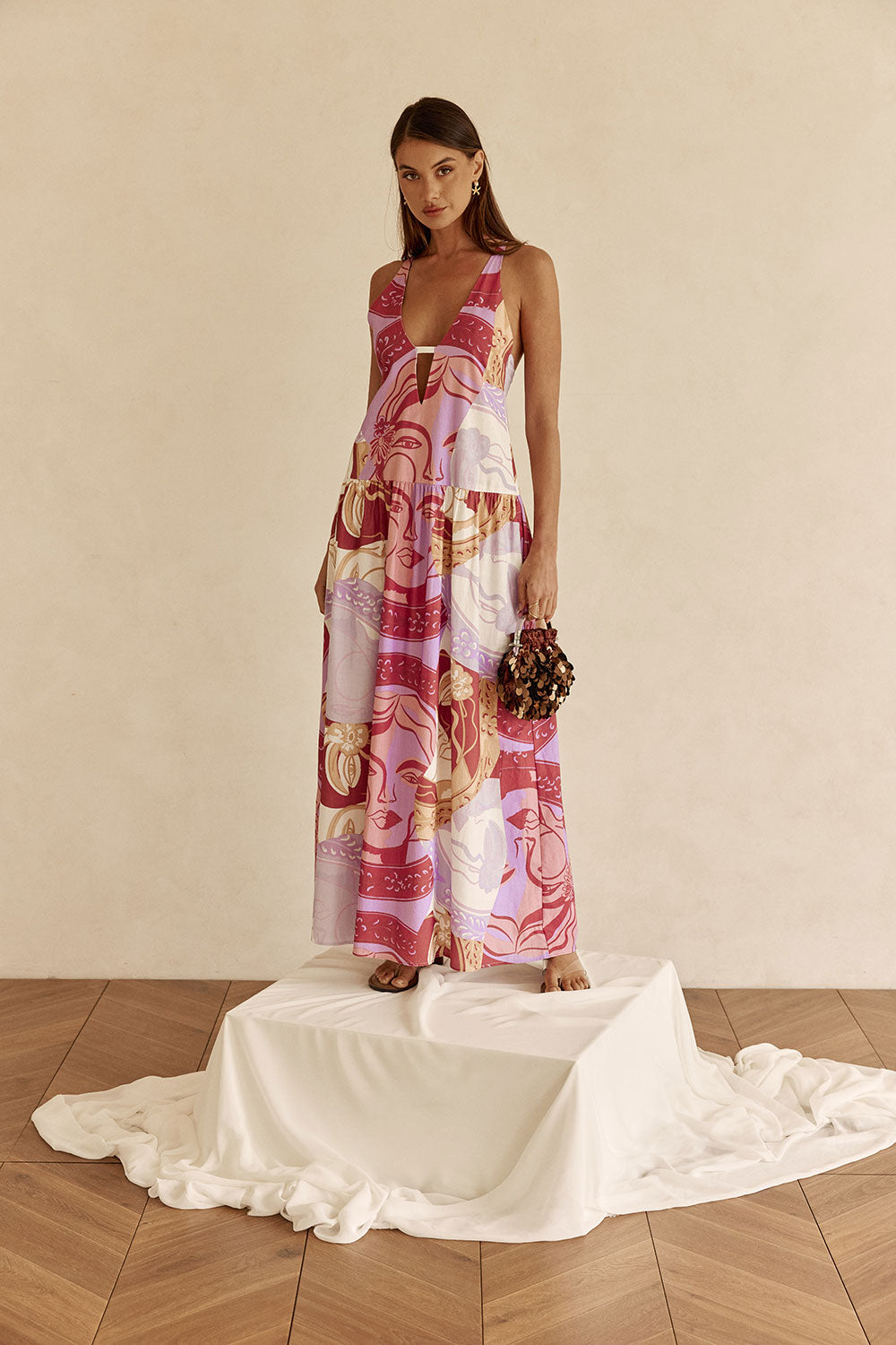 Deon Dress - Mosaic Veil