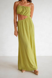 SAMPLE-Backless Annalise Dress - Moss