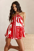 SAMPLE-Tamsin Dress - Red Voyage