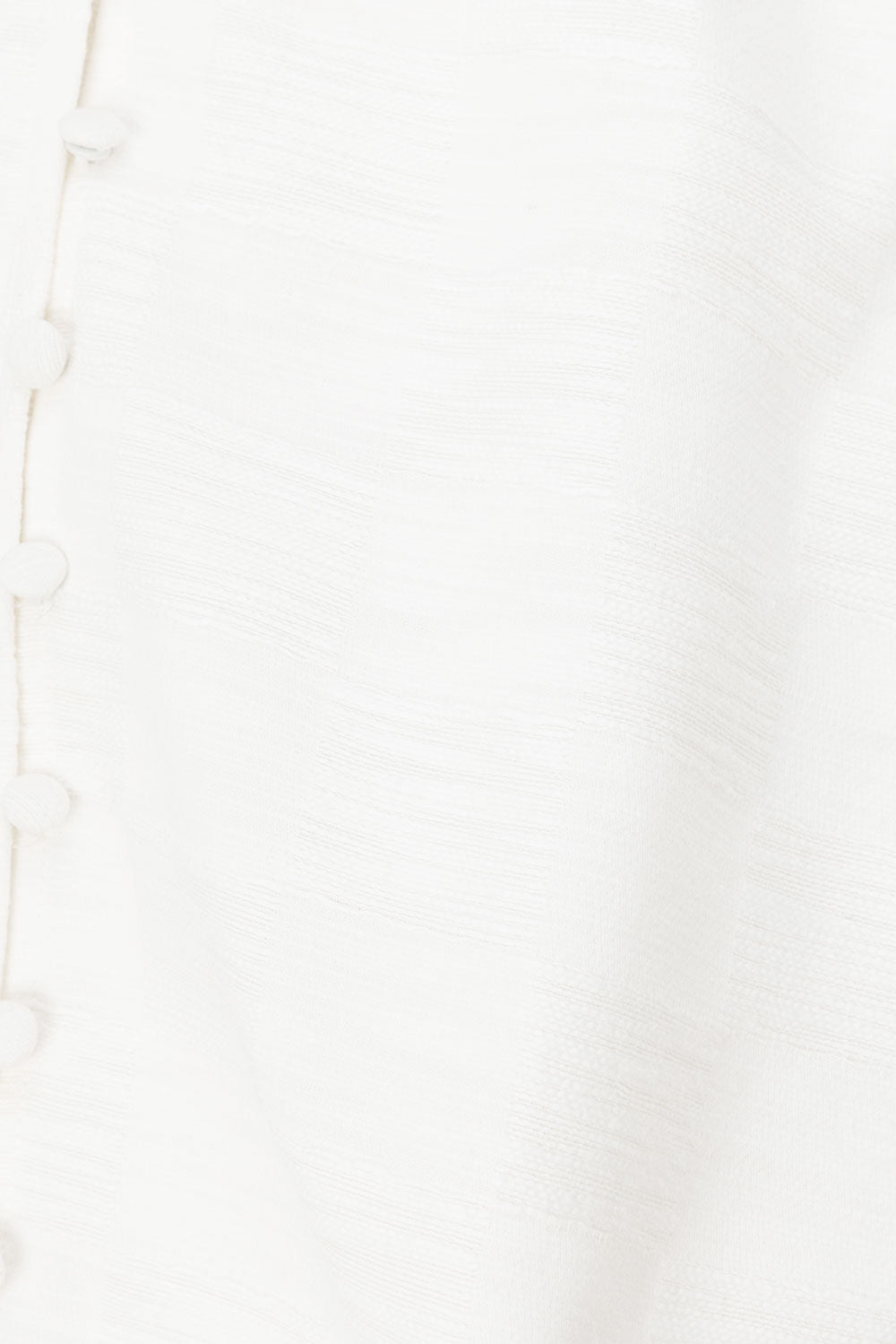 White Cotton Thin Strap Button Down Aaliyah Top