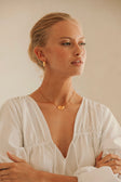 Twirl Shell Necklace - Gold