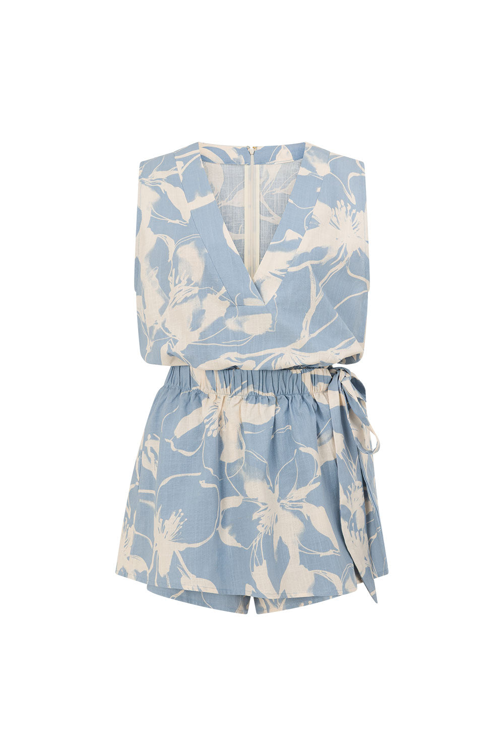 SAMPLE-Sandy Playsuit - Ink Floral