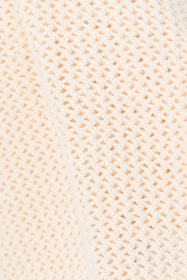 Vanilla Knit Drawstring Mini Priya Skirt