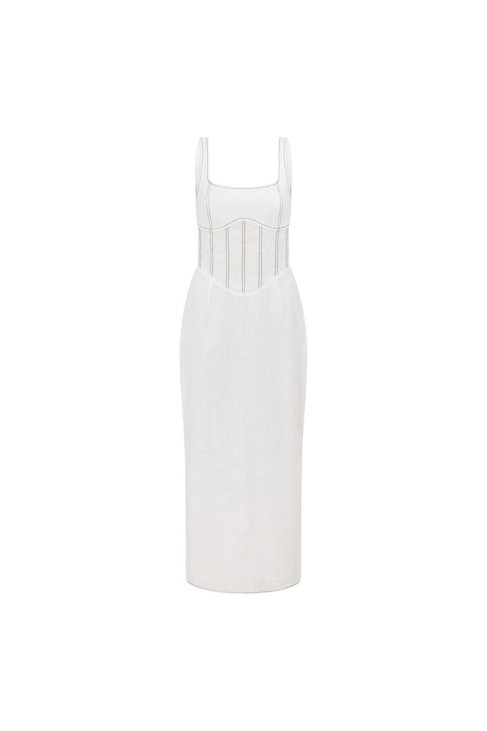Ricardo Midi Dress - White