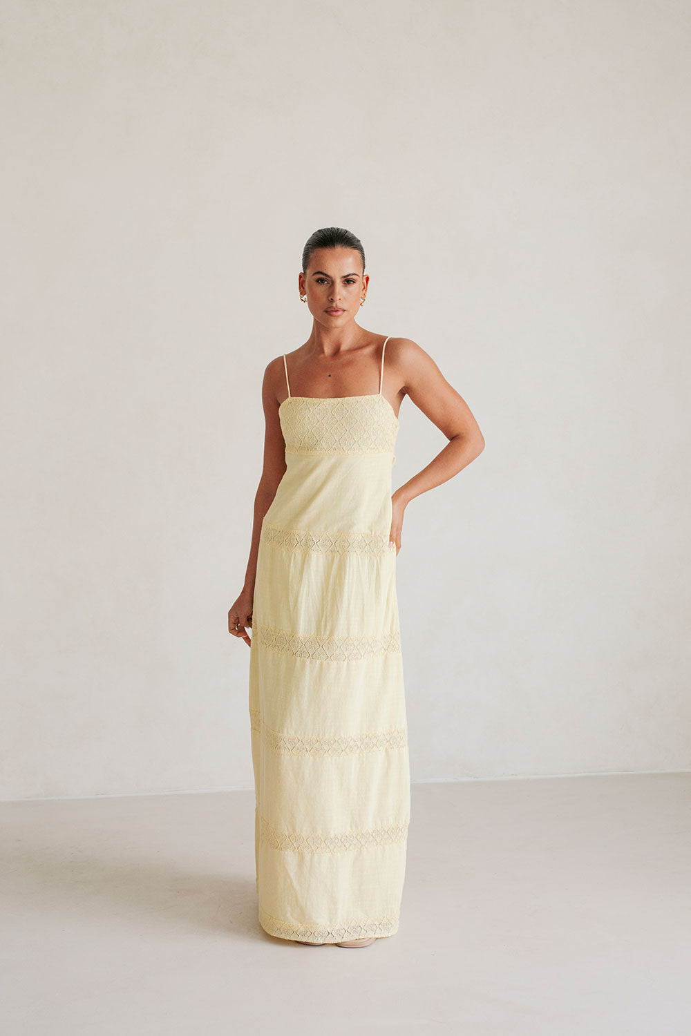 vida dress in ivory Lacing wedding dress Vida with corset