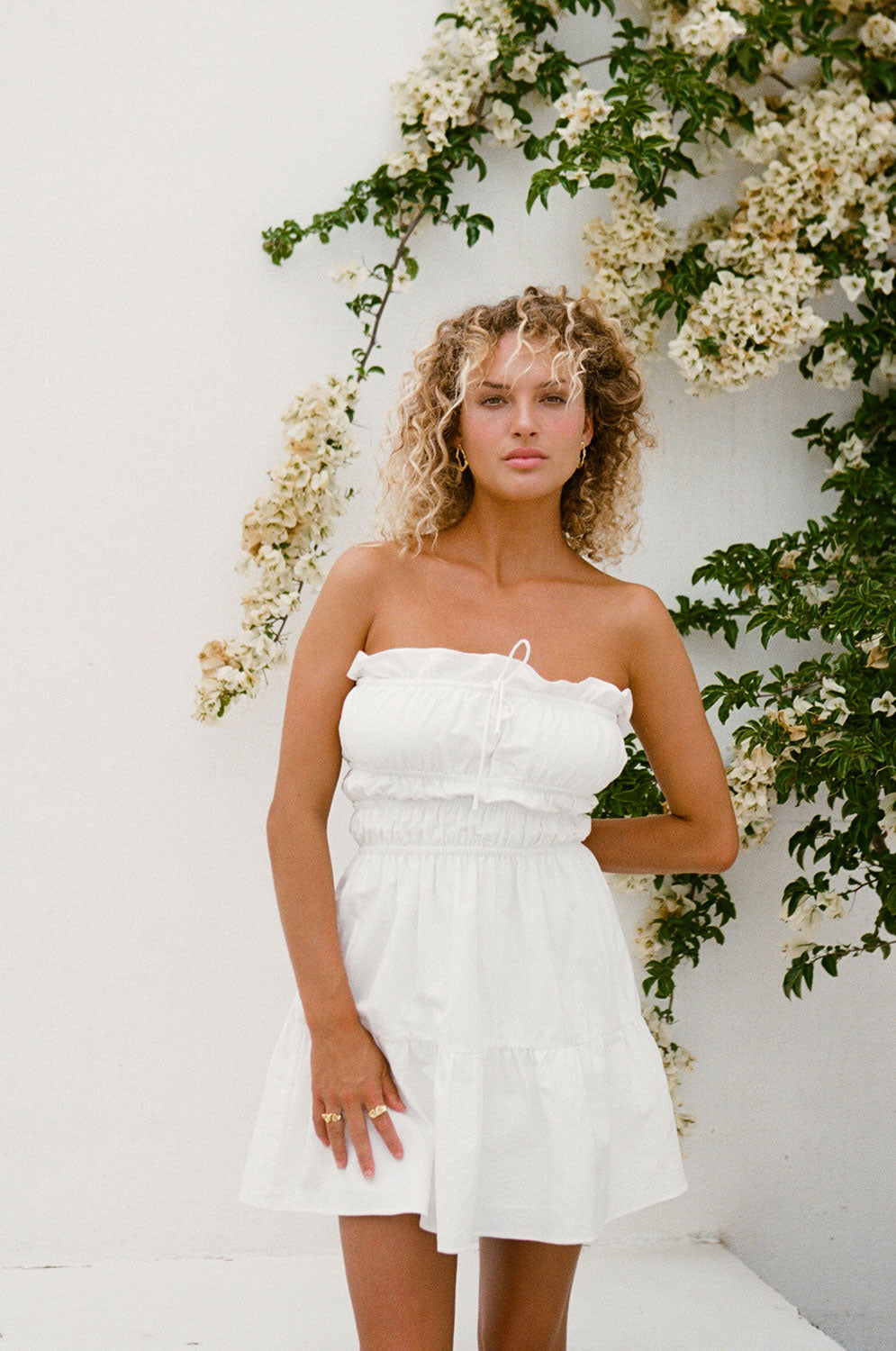 SAMPLE-Alaria Dress - White