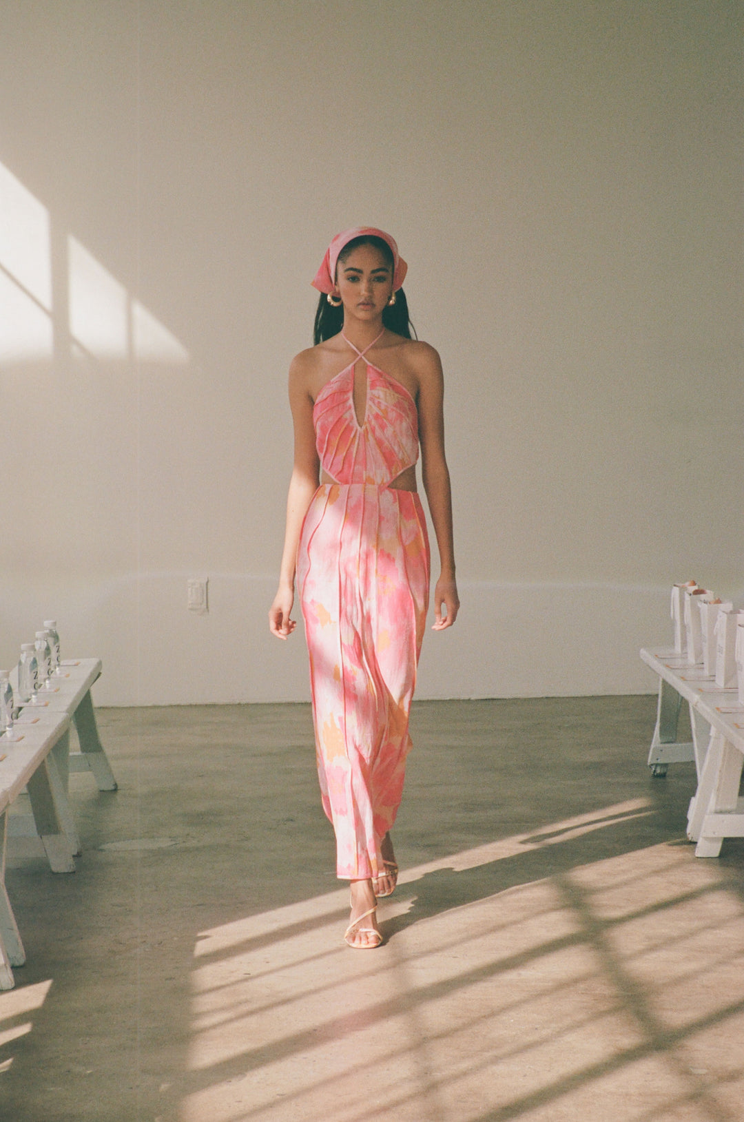 ワンピース andmary Della ribbon dress pink ANDMARY Della ribbon dress andmary Della ribbon tops pink