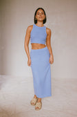 Heather Top - Azure