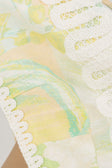 Green Fiore Festivo Print Strappy Aquila Crop Top